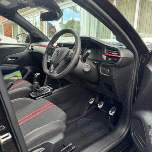 Driver side of a car